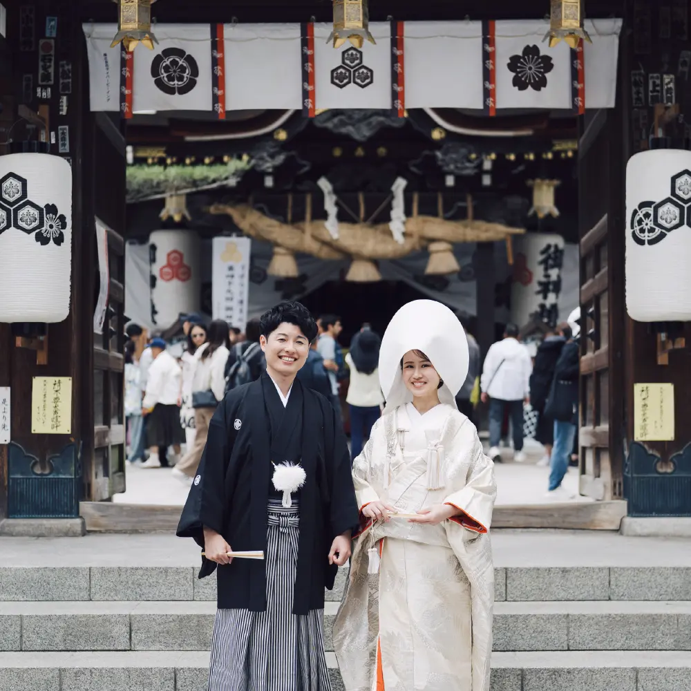 福岡・博多の櫛田神社横「灯明殿ウェディング」の神社挙式イメージ 2