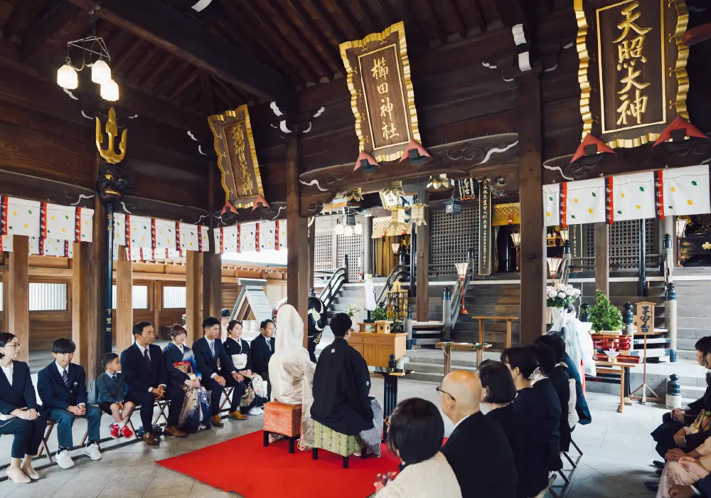 日本の伝統的な挙式スタイルのイメージ画像