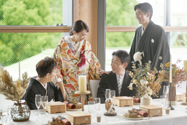 福岡・博多の櫛田神社横「灯明殿ウェディング」の半年以内でも叶う「博多で本格和婚」