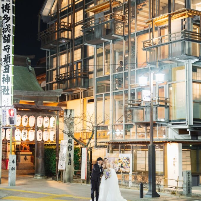 2026年1月24日の福岡・博多の櫛田神社横「灯明殿ウェディング」結婚式・ウェディングレポート